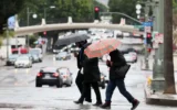 رگبار باران و وزش باد شدید در ۹ استان نوار شمالی کشور